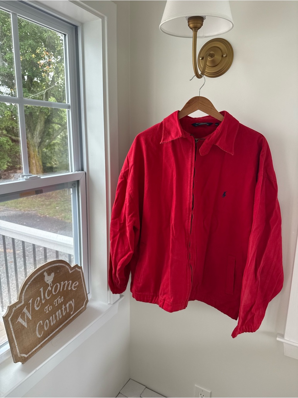 RARE VINTAGE Polo Ralph Lauren Cotton Harrington Bomber Jacket XXL Men’